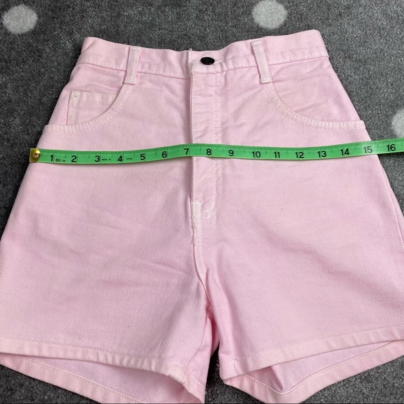 Jean Works Pink High waist vintage denim shorts - Picture 4 of 8